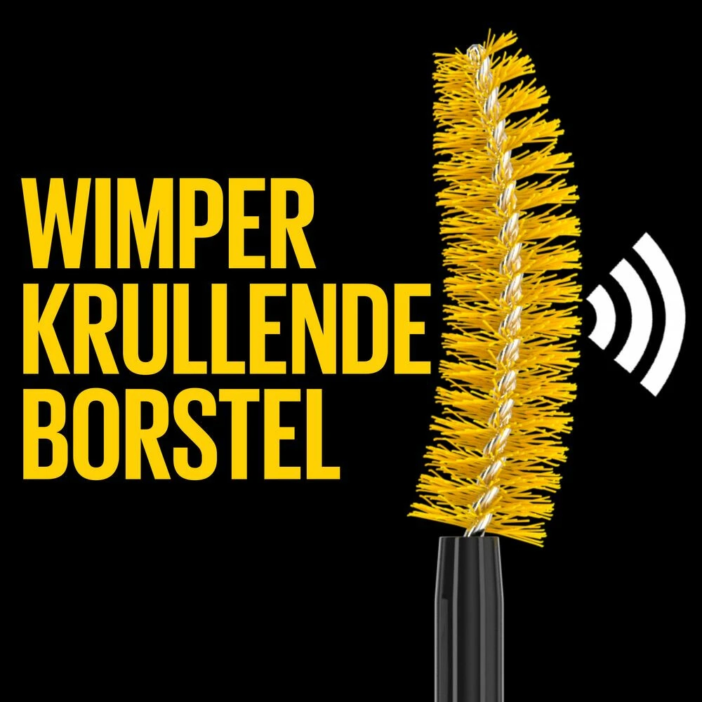 Maybelline Colossal Curl Bounce Mascara Very Black 6 Maybelline Colossal Curl Bounce Mascara Very Black - Afbeelding 4