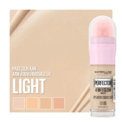 Maybelline Instant Anti-Age Perfector 4-in-1 Glow Light - Primer, Concealer, Highlighter En BB-Cream In één 8 Maybelline Instant Anti-Age Perfector 4-in-1 Glow Light - Primer, Concealer, Highlighter En BB-Cream In één -Cosmetica Promotiewinkel 1050973 3