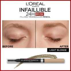 L'Oreal Lu0027Oréal 24H Brow Filling Triangular Pencil 8.0 Light Cool Blond -Cosmetica Promotiewinkel 1071946 4