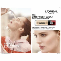 L'Oreal Lu0027Oréal Infallible 24Hr Fresh Wear Foundation 145 Beige Rose -Cosmetica Promotiewinkel 993895 3